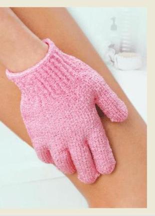 🔥 мочалка перчатка для пилинга ling feng body scrubber glove а...