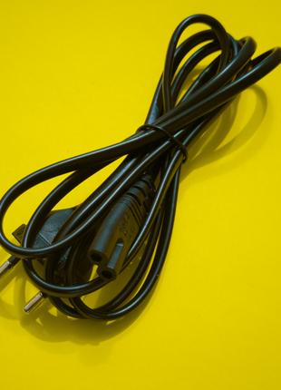 Сетевой кабель 2-pin С7 чёрный