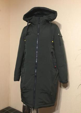 🔥 класна 🔥 довга куртка парку пальто осінь зима євро