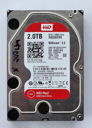 Western Digital Red HDD SATA 2.0TB WD20EFRX