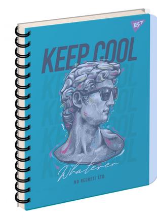 Тетрадь для записей YES А5/144 пл.обл. Keep cool