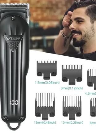 Електрична машинка для стрижки волосся VGR V-282 з градієнтним...