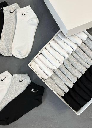 Мужские короткие носки Nike (в наборе 30 пар носков)