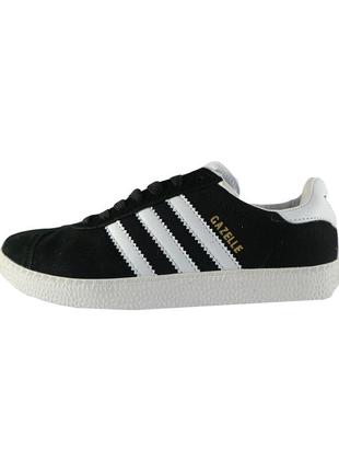 Кроссовки adidas gazelle black/white