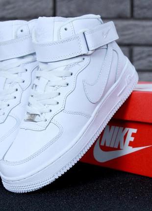 Кросівки nike air force winter white високі