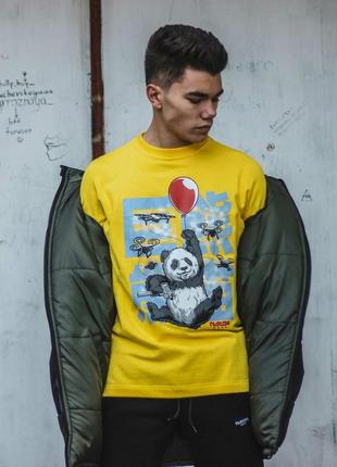 Свитшот custom wear criminal panda yellow m