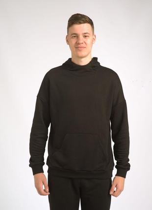 Худі оверсайз custom wear black xl