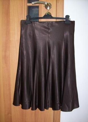 Шелковая/атласная  юбка beril на подкладке