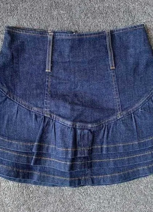 Юбка джинсовая на девочку 12-15 лет на рост 152 см