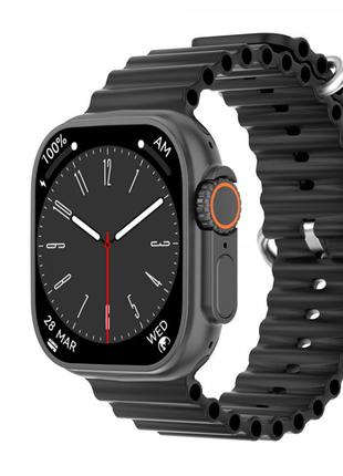 Смарт часы водонепроницаемые smartx8 ultra с функцией звонка и...