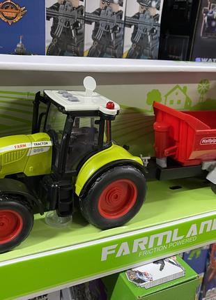 Детская машинка игрушка Трактор с прицепом WY 900 В