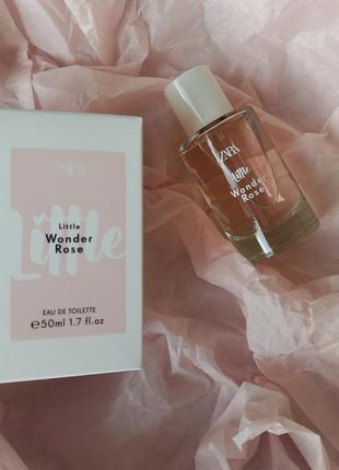 Zara little wonder rose 50 ml для дівчинки, дитячі парфуми зара