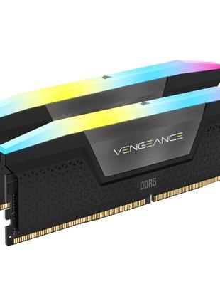 Модуль пам`ятi DDR5 2x16GB/6000 Corsair Vengeance RGB Black
(C...