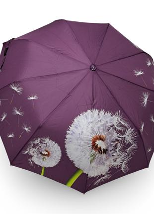 Женский зонтик полуавтомат Susino с одуванчиком #06454