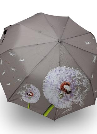 Женский зонтик полуавтомат Susino с одуванчиком #06451