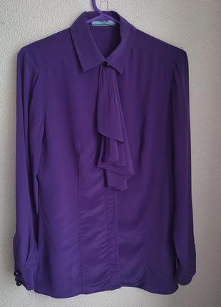 Женская шелковая блука рубашка prada silk blouse shirt