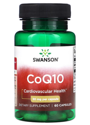 Коензим q10, 30 мг, 60 капсул. сша
