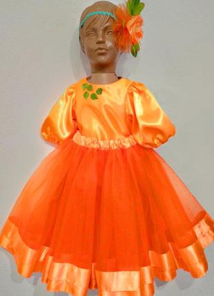 Сукня нарядна святкова пишне плаття для дівчинки і аксесуари