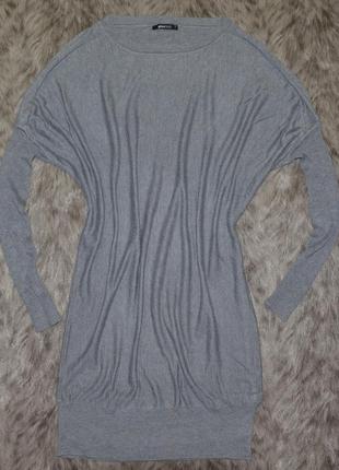 Стильное вязаное платье gina tricot (m)