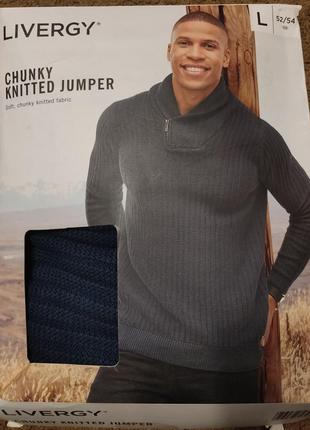 Livergy мужской свитер крупной вязки 
в наличии в размере l 52/54
