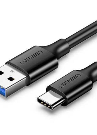 Кабель UGREEN US184 USB 3.0 A Male to Type C Male Cable Nickel...