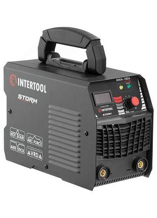 Аппарат сварочный, инверторный MMA-180A, STORM, INTERTOOL WT-4004