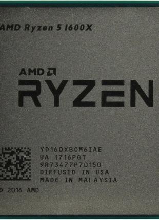Процессор AMD Ryzen 5 1600X 3.6-4.0 GHz AM4, 95W