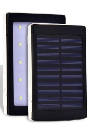 Power Bank с солнечной и LED панелью 20000 mAh (4531 SC-5) Black