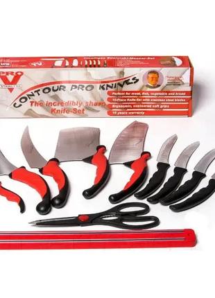 Набор кухонных ножей Contour Pro с нержавеющей стали/пластик, ...