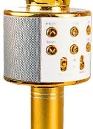 Микрофон Wireless Microphone WS-858 Gold