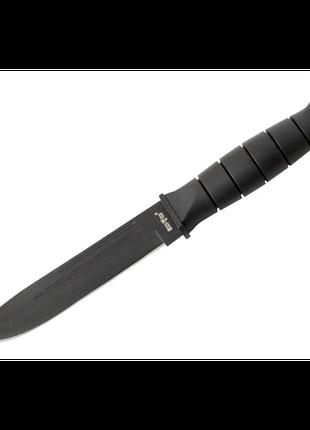 Нож нескладной Grand Way 24100 (black) с точилкой