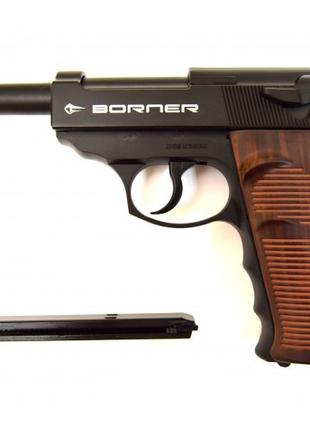 Пневматичний пістолет Borner C41 з корпусом і рамою з металу т...