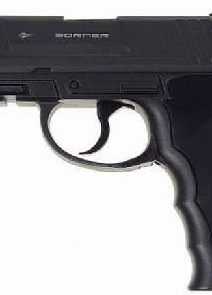 Пневматичний пістолет Borner W3000m з металевим нерухомою затв...