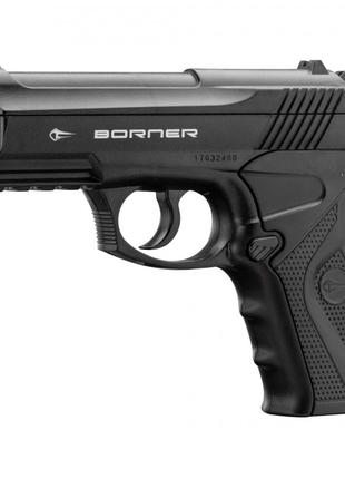 Пневматичний пістолет Borner C11 з нерегульованою прицільною п...