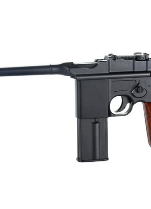 Пневматичний пістолет SAS Mauser SAS M.712 Blowback у матово-ч...