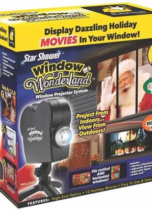 Уличный лазерный проектор SUNROZ Wonderland Window Projector н...