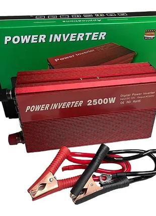 Преобразователь (инвертор) напряжения Power Inverter Red 12V в...