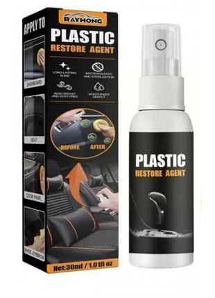 Професійний поліроль для пластику авто із губкою Plastic resto...