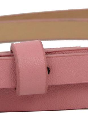 Тонкий женский ремень из эко кожи C&A; 2087932-2 розовый