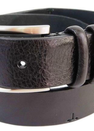 Женский кожаный пояс, ремень Farnese, Италия, SFA104 черный