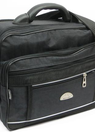 Мужской тканевый портфель Wallaby 2513 черный