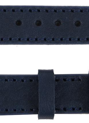 Кожаный ремешок для часов Mykhail Ikhtyar Ш16 мм темно-синий