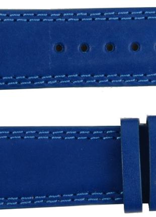 Кожаный ремешок для часов Mykhail Ikhtyar Ш24 мм синий