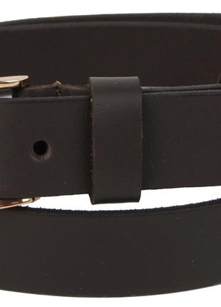 Женский кожаный ремень Skipper, Украина темно-коричневый 1491-30
