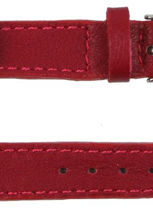 Женский ремешок для часов из кожи Mykhail Ikhtyar Ш16 мм красный