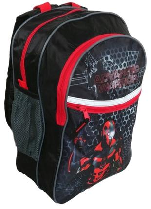 Рюкзак шкільний для хлопчика Paso Advanced Warrior чорний