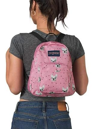 Маленький молодежный рюкзак 10L Jansport Half Pint розовый