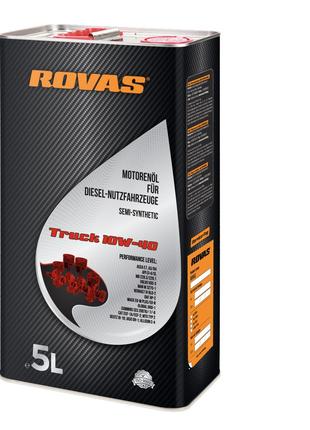 Моторное масло Rovas Truck DX 10W-40 (напівсинтетика) (5L.), (...