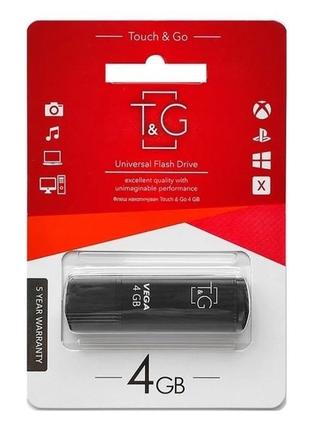 Флеш накопичувач USB на 4 гб / швидкість 2.0 "T&G;" / Чорний