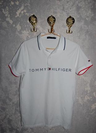 Стильне поло футболка сорочка tommy hilfiger ,  по бірці - xl